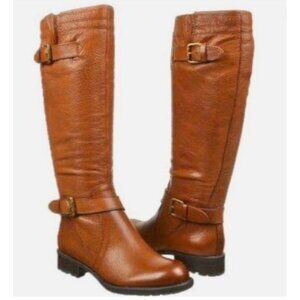 Franco Sarto Pammy Women's Knee High Boots Size 7.5M Riding Boot